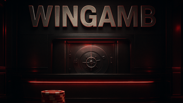 Lüks bir casinoda Wingambim Papara ile para yatırma işlemini simgeleyen, merkezde WINGAMB yazılı banka alanı