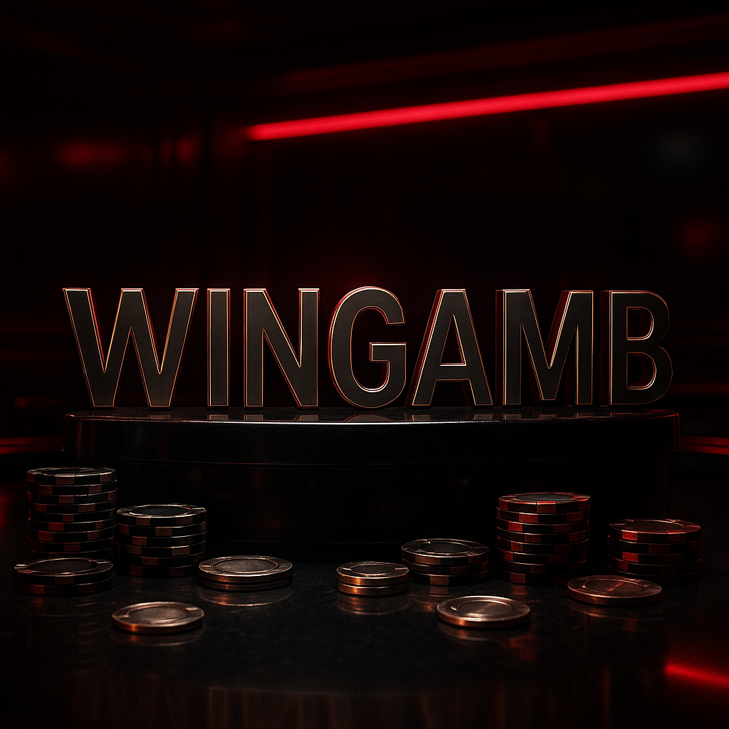 Wingamb ödeme yöntemleri için lüks bir casino kasası ve merkezi WINGAMB yazısı - hero