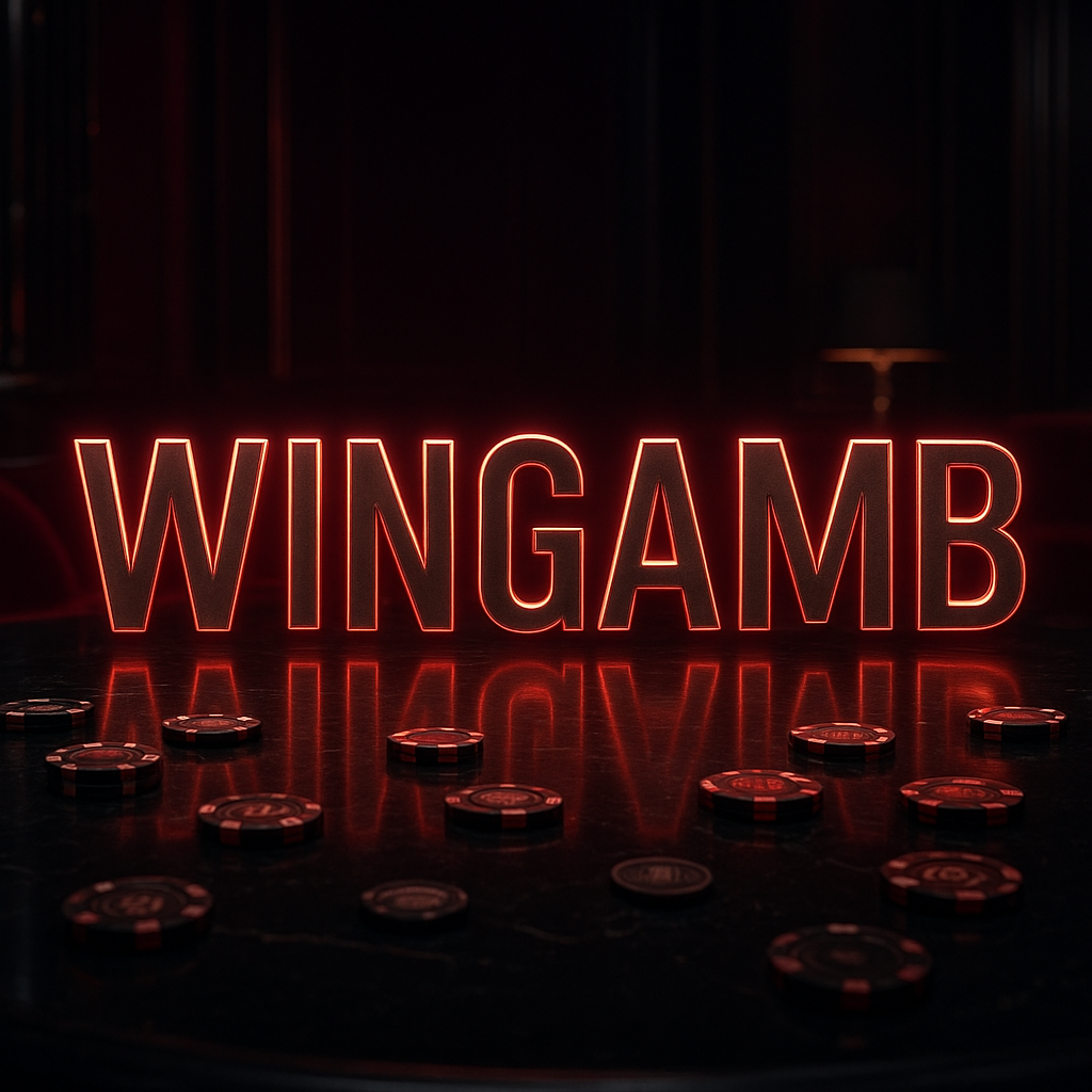 Wingamb sadakat puanları avantajlarını yansıtan lüks bir casino ortamında merkezi WINGAMB yazısı - hero